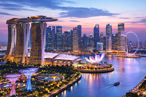 singapore ariel view